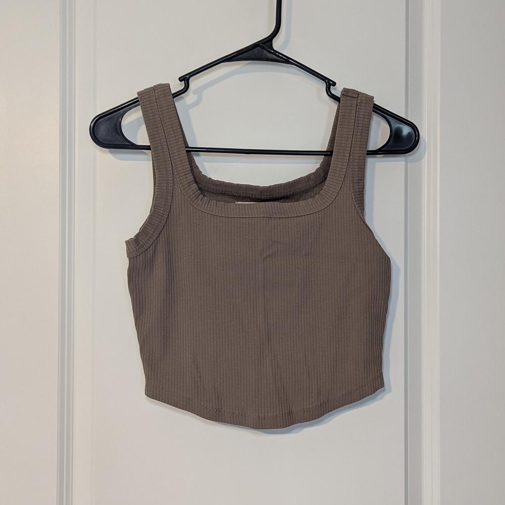 Madewell Ribbed Tan Tank Top